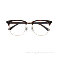 New Acetate Metal Optical Frames Black Eyeglasses Optical Spectacle Frames
